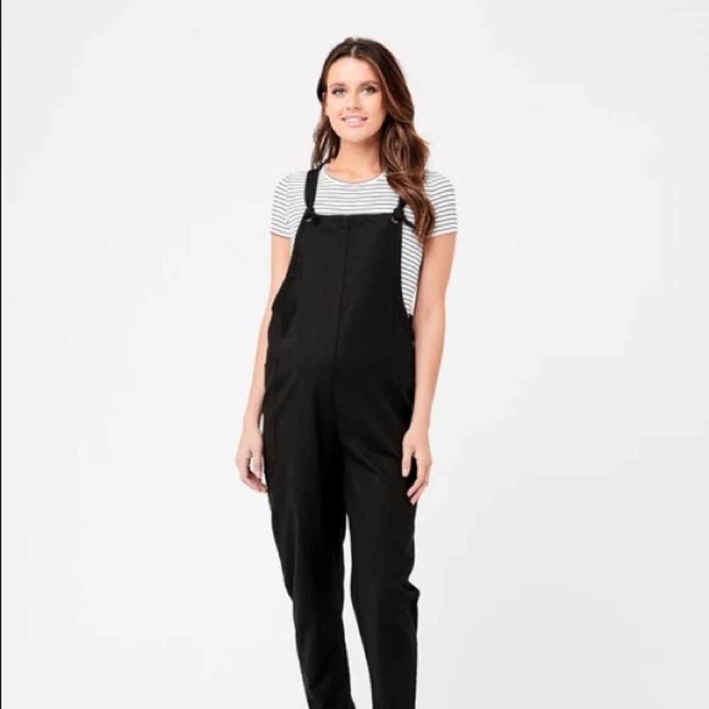 Ripe Maternity Linen Overalls